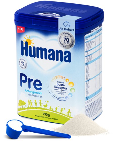 Humana pre anfangsmilch 4x750g - pre,