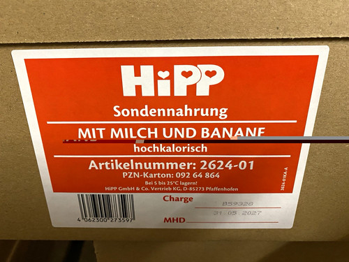 Hipp sondennahrung mit milch - sondennahrung,