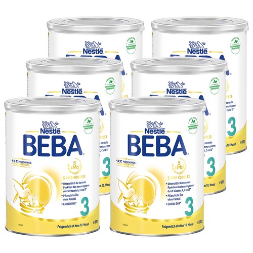 Nestlé beba folgemilch 6 x - (6,
