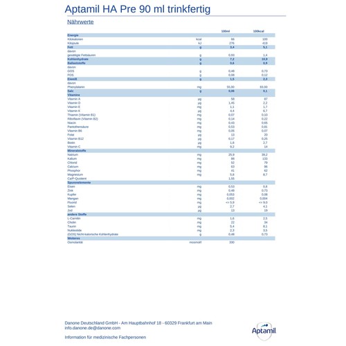 Aptamil pre trinkfertig - ha,