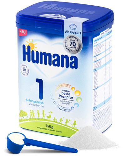 Humana anfangsmilch 4x750g - 1,